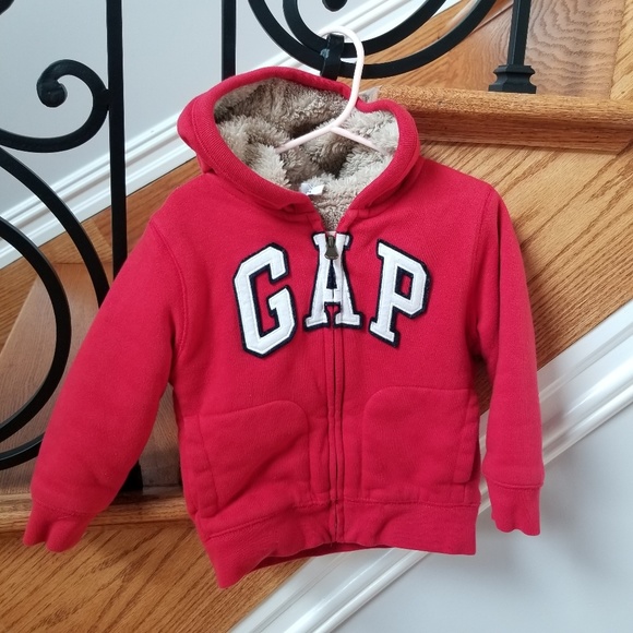 gap fur lined hoodie
